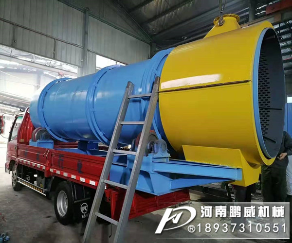 滾筒無軸篩石篩砂機