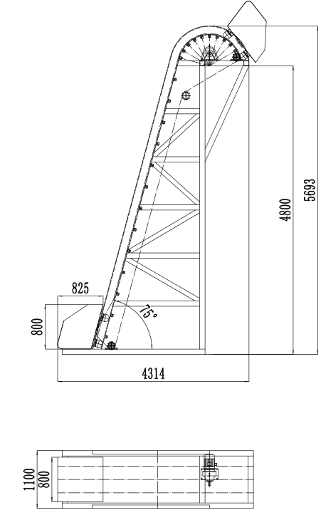 污泥單斗提升機